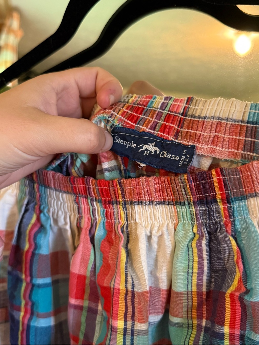 Steeple Chase colorful plaid print midi skirt - Picture 4 of 5